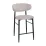Scaun Decoprim Meridian, Catifea Beige (HLR7)/Black Legs