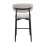 Scaun Decoprim Meridian, Catifea Beige (HLR7)/Black Legs