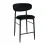 Scaun Decoprim Meridian, Catifea Black (HLR66)/Black Legs
