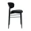 Scaun Decoprim Meridian, Catifea Black (HLR66)/Black Legs