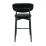 Scaun Decoprim Meridian, Catifea Black (HLR66)/Black Legs