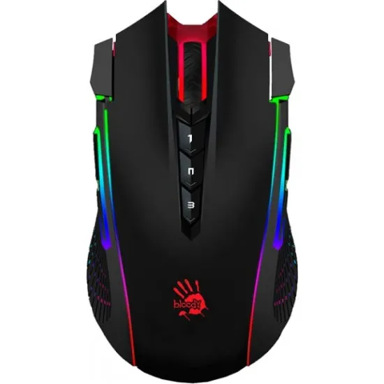 Mouse cu fir Bloody J90s Black