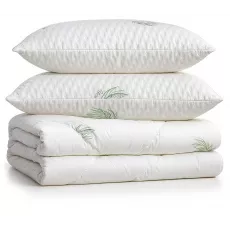 Комплект Одеяло + 2 подушки Welpy Aloe Vera, 200х220 см