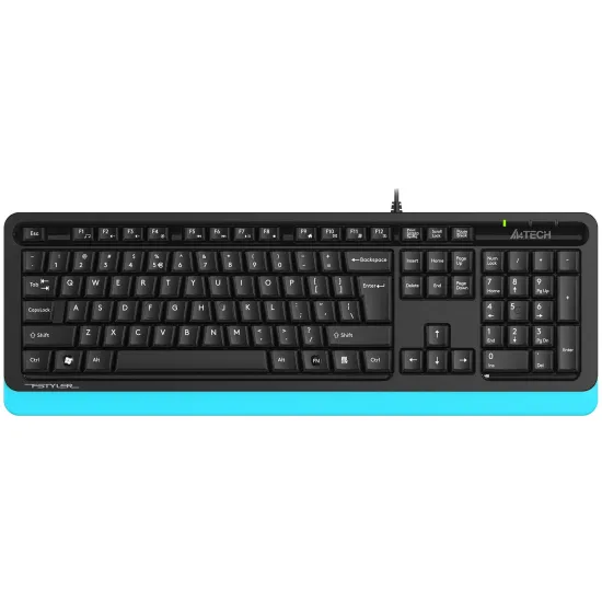 Tastatură cu fir A4Tech FK10 Black/Blue
