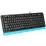 Tastatură cu fir A4Tech FK10 Black/Blue