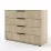 Comoda ML-Mobila Lira, 110x45x84 см, Oak Sonoma