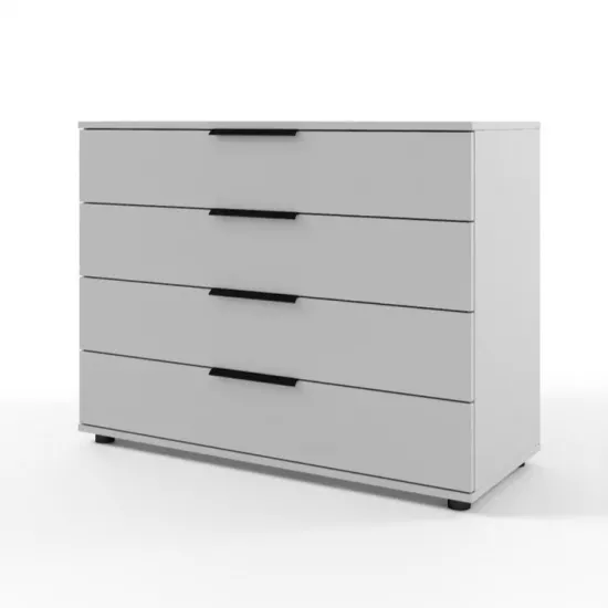 Comoda ML-Mobila Lira, 110x45x84 см, Gri deschis 112