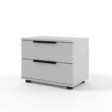 Noptieră ML-Mobila Lira, 55x35x42 см, Gri deschis 112