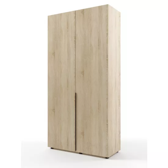 Dulap ML-Mobila Lira 2D, 120x50x240 см, Sonoma
