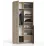 Dulap ML-Mobila Lira 2D, 120x50x240 см, Sonoma