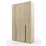 Dulap ML-Mobila Lira 4D, 140x50x240 см, Oak Sonoma