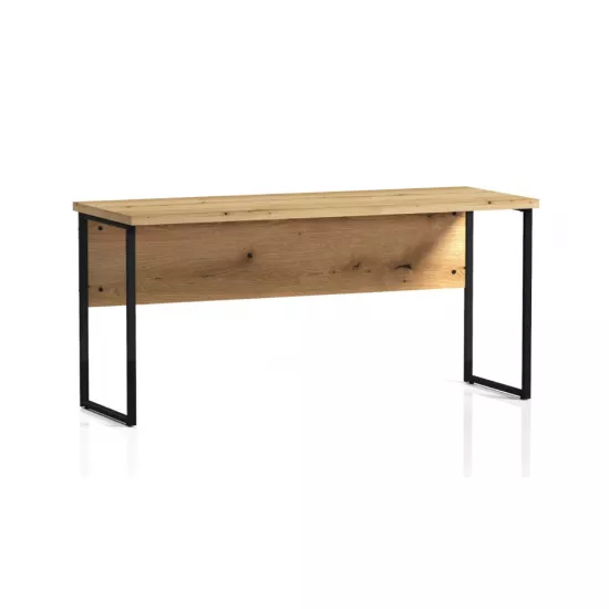Стол письменный ML-Mobila Loft OP 163 (1600), 160x60 см, Черный / Дуб Эвок