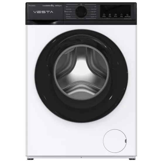 Maşină de spălat Vesta F8124SDL, 8 kg, Alb
