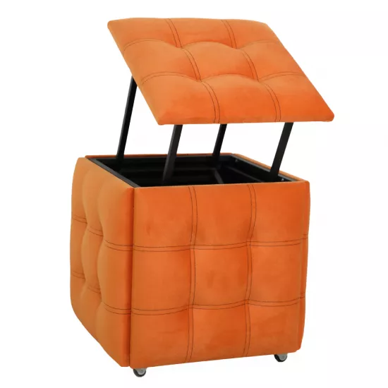 Bancheta Nex Home Cub Transformer 5 scaune in 1, N10 Orange