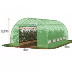 Садовая теплица Tehno MS 6x4x2,5m / Ø32mm / 2 uși