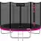 Trambulină Thunder Pro 10FT, 312 cm, plasă externă, Pink