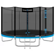 Trambulină Thunder Pro 14FT, 435 cm, plasă externă, Blue