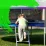 Trambulină Thunder Pro 14FT, 435 cm, plasă externă, Pink
