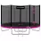 Trambulină Thunder Pro 14FT, 435 cm, plasă externă, Pink
