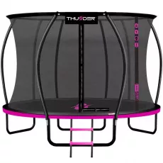 Trambulină Thunder Ultra 14FT, 435 cm, plasă interioară, Pink