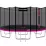Trambulină Thunder Pro 16FT, 488 cm, plasă externă, Pink