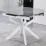 Стол обеденный Yasen DT-2522, Ø100 см раскладной, M312 Italian Light Gray/Black