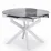 Стол обеденный Yasen DT-2522, Ø100 см раскладной, M312 Italian Light Gray/Black