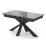 Masă pentru bucătărie Yasen DT-2426, 140x80 cm extensibilă, M312 Italian Light Gray/Black