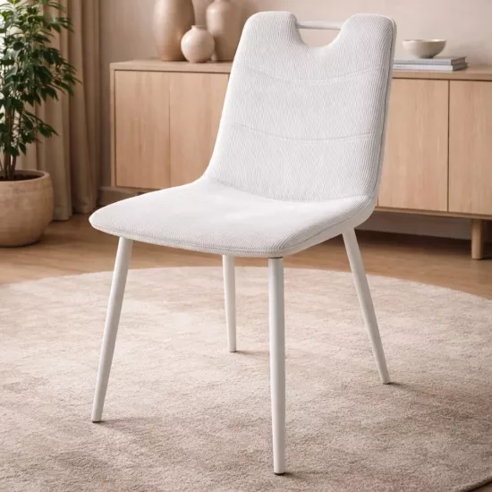 Scaun Yasen C2390, UF865-02 Beige/White