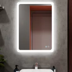 Oglindă pentru baie Bayro Gama 50x80, LED touch cu dezaburire (124181)