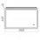 Oglindă pentru baie Bayro Gama 100x60, LED touch (115266)