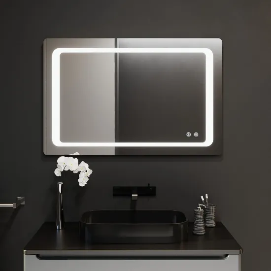 Oglindă pentru baie Bayro Omega 100x80, LED touch cu dezaburire (123808)