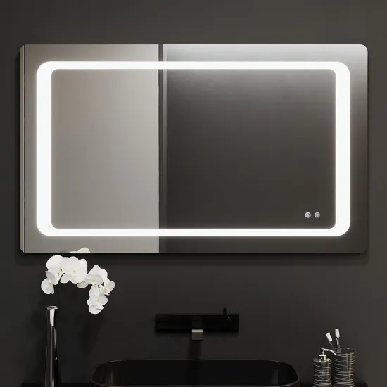 Oglindă pentru baie Bayro Omega 120x80, LED touch cu dezaburire (123809)