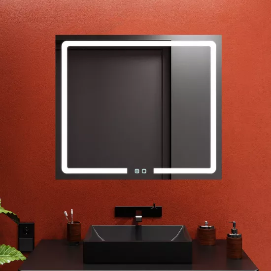 Зеркало для ванной Bayro Prisma 90x80, LED touch c подогревом (121766)