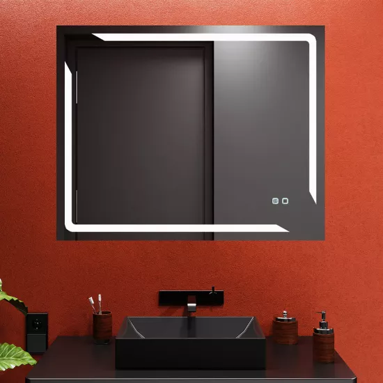 Oglindă pentru baie Bayro Smart 100x80, LED touch cu dezaburire (118972)
