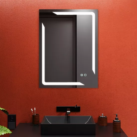 Oglindă pentru baie Bayro Smart 51x80, LED touch cu dezaburire (118974)