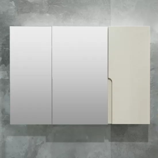 Dulap-oglindă baie Bayro Sorento 100x70 Ivory (115309)