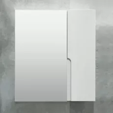 Dulap-oglindă baie Bayro Sorento 60x70 Alb Mat (115312)