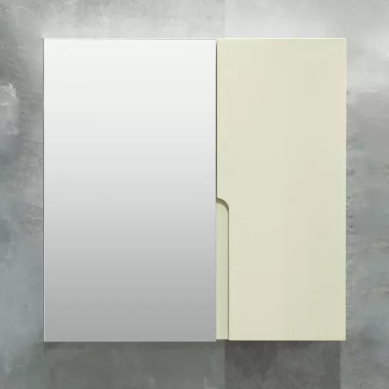 Dulap-oglindă baie Bayro Sorento 80x70 Ivory (115313)