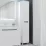 Шкаф-пенал для ванной напольный Bayro Positano 350x1900 универсальный, Белый Мат (123980)