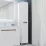 Шкаф-пенал для ванной напольный Bayro Positano 350x1900 универсальный, Белый Мат (123980)