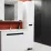 Dulap înalt pentru baie Bayro Etna 350x1900 universal, Alb Mat (123968)