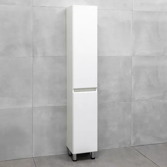 Шкаф-пенал для ванной напольный Bayro Urbano Pro 300x1900 универсальный, Белый структурный (122494)