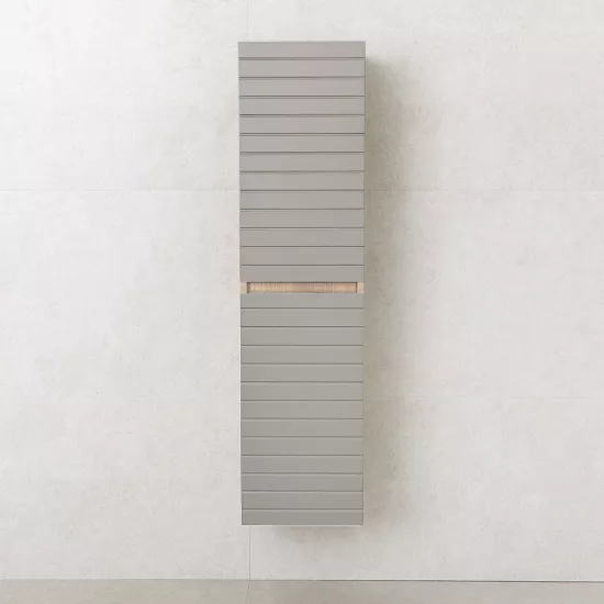 Dulap înalt pentru baie Bayro Avanti 350x1350 universal, Light Grey (117517)
