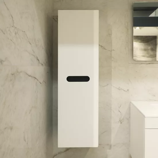 Dulap înalt pentru baie Bayro Etna 350x1200 universal, Alb Mat (117520)