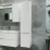 Dulap înalt pentru baie Bayro Sorento 350x1600 partea stinga, Alb Mat (115317)