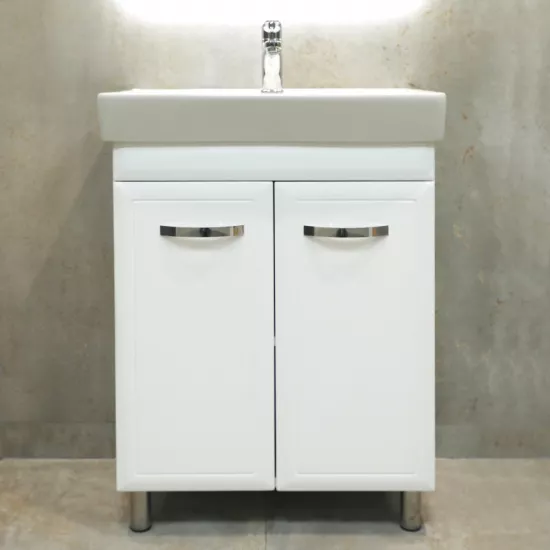 Dulap pentru baie Bayro Allure pardoseală fară lavoar, Alb Mat (121113)