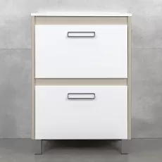 Dulap pentru lavoar Bayro Montana Pro 60 cm, pardoseală, Gri Piatra (122487)