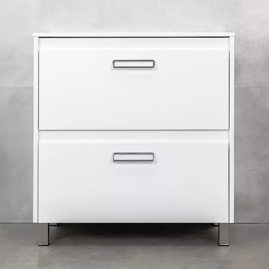 Dulap pentru baie Bayro Montana pardoseală fară lavoar, Alb Mat (120829)