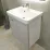 Dulap pentru baie Bayro Damat suspendat с умывальником Sanovit Luxor 550, Light Grey (118175_110715)